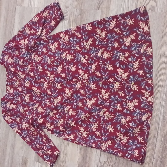 Madewell Button-Back Dress in Antique Floral V-Neck Dress Women's M - Picture 4 of 16